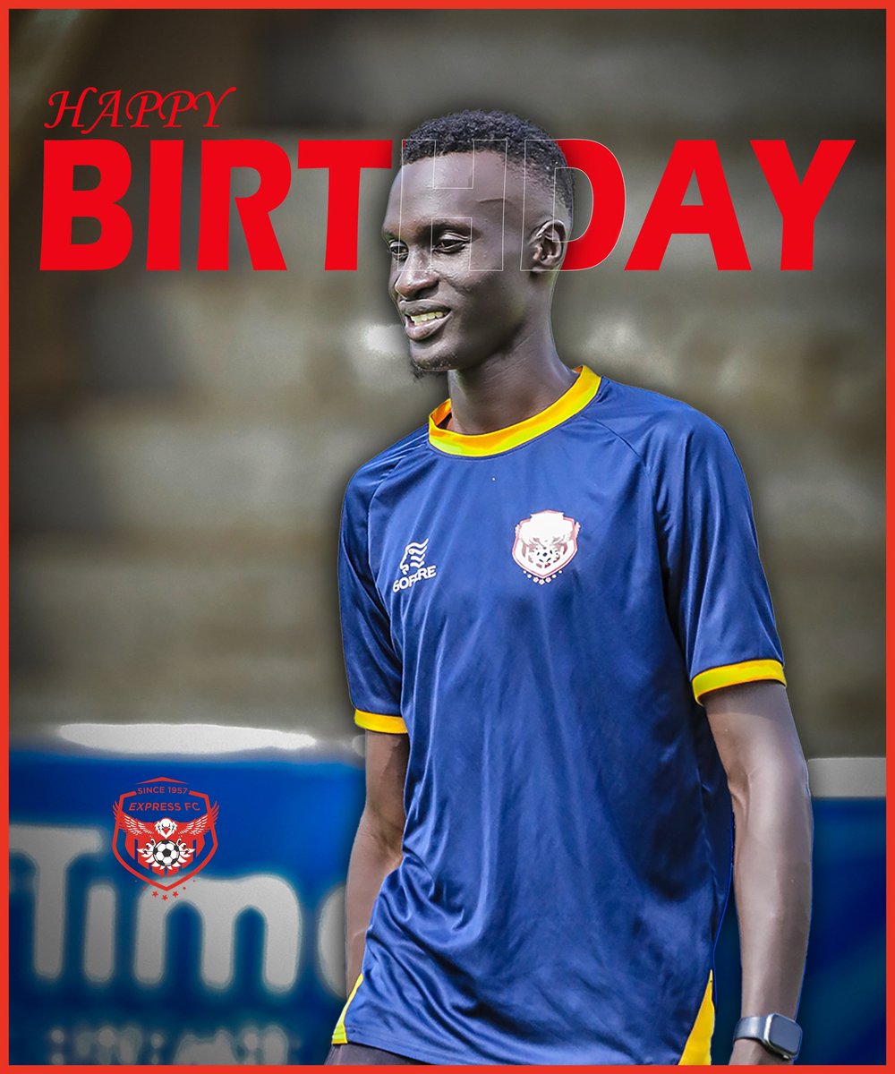 Express FC (@expressfcuganda) on Twitter photo Happy birthday to our <a href="/MudanyaWilfred/">Wilfred Saif ๐บ๐ฌ</a>. We appreciate your dedicated work towards the #RedEagles brand.
Toast to the new age ๐ Happy birthday to our <a href="/MudanyaWilfred/">Wilfred Saif ๐บ๐ฌ</a>. We appreciate your dedicated work towards the #RedEagles brand.
Toast to the new age ๐