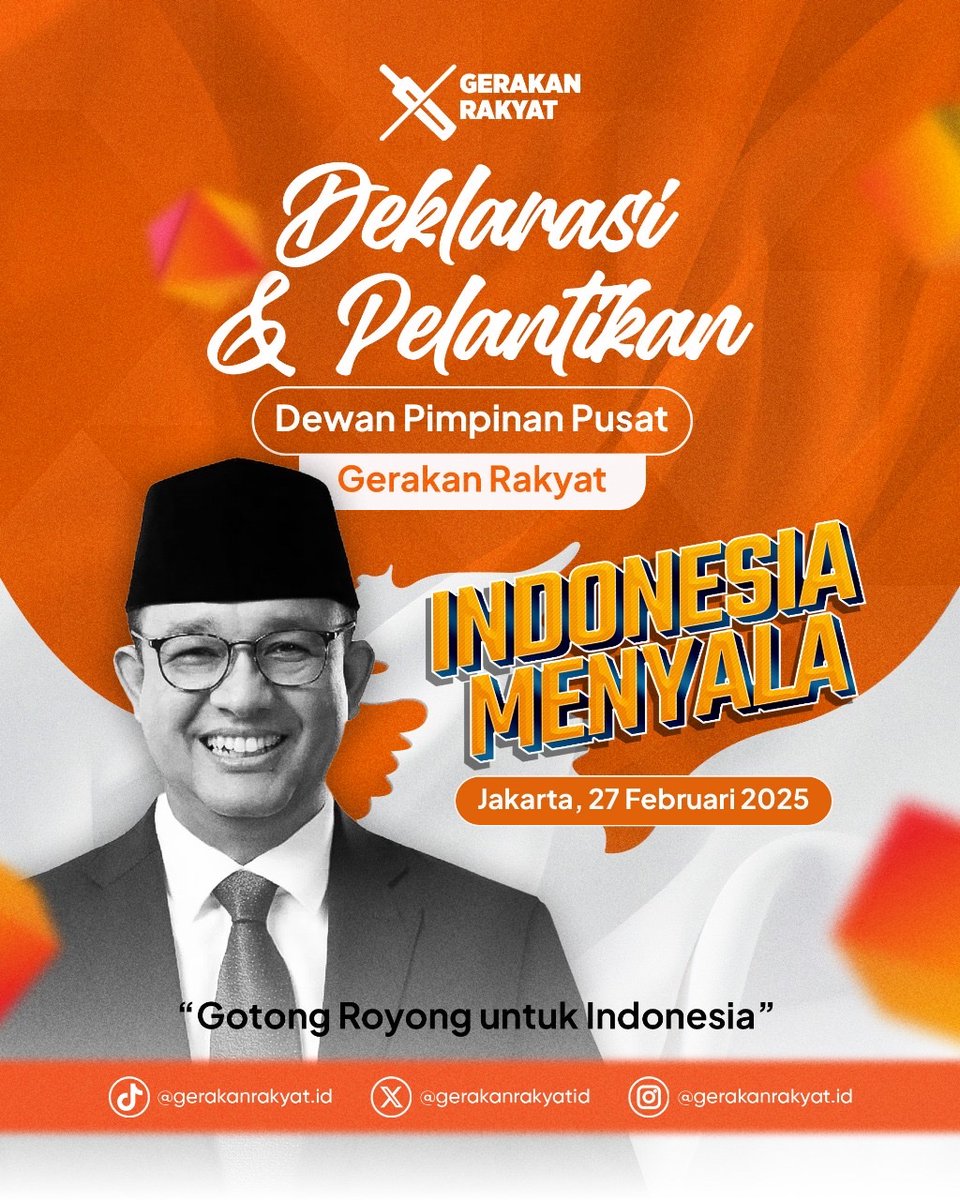 Saksikan besokk melalui live streaming youtube gerakan rakyat! 🤩🙌🏻
