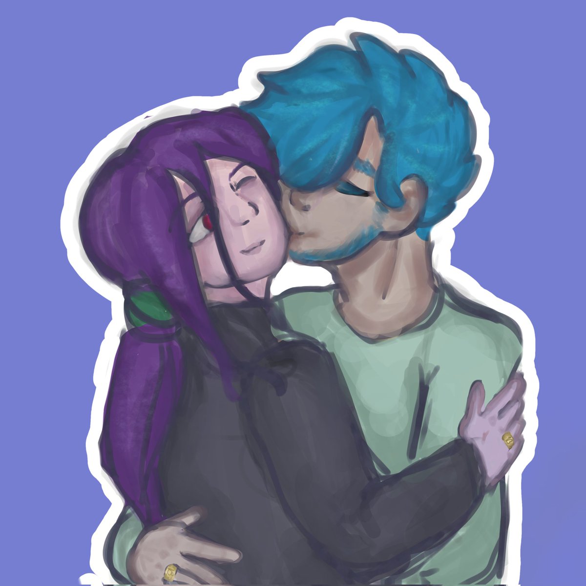 AbiyZamu's tweet photo. 💙: Besito de buenas noches de los gays de mi au
#BonxBonnie #bon #bonnie #fhs #fhsgf https://t.co/HkcOIbluh3