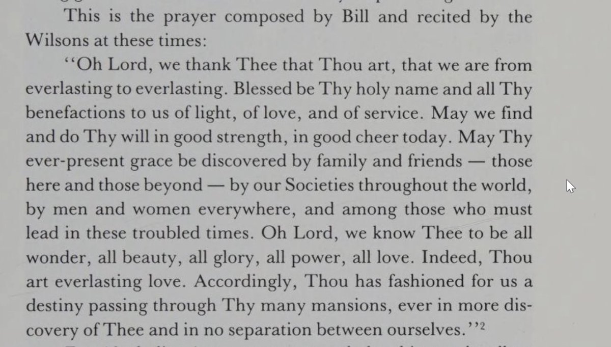 RecoveriesAnony's tweet image. Lois &amp;amp; Bill W.&apos;s morning #prayer, from Pass It On.
#RecoveryPosse #HowItWorks