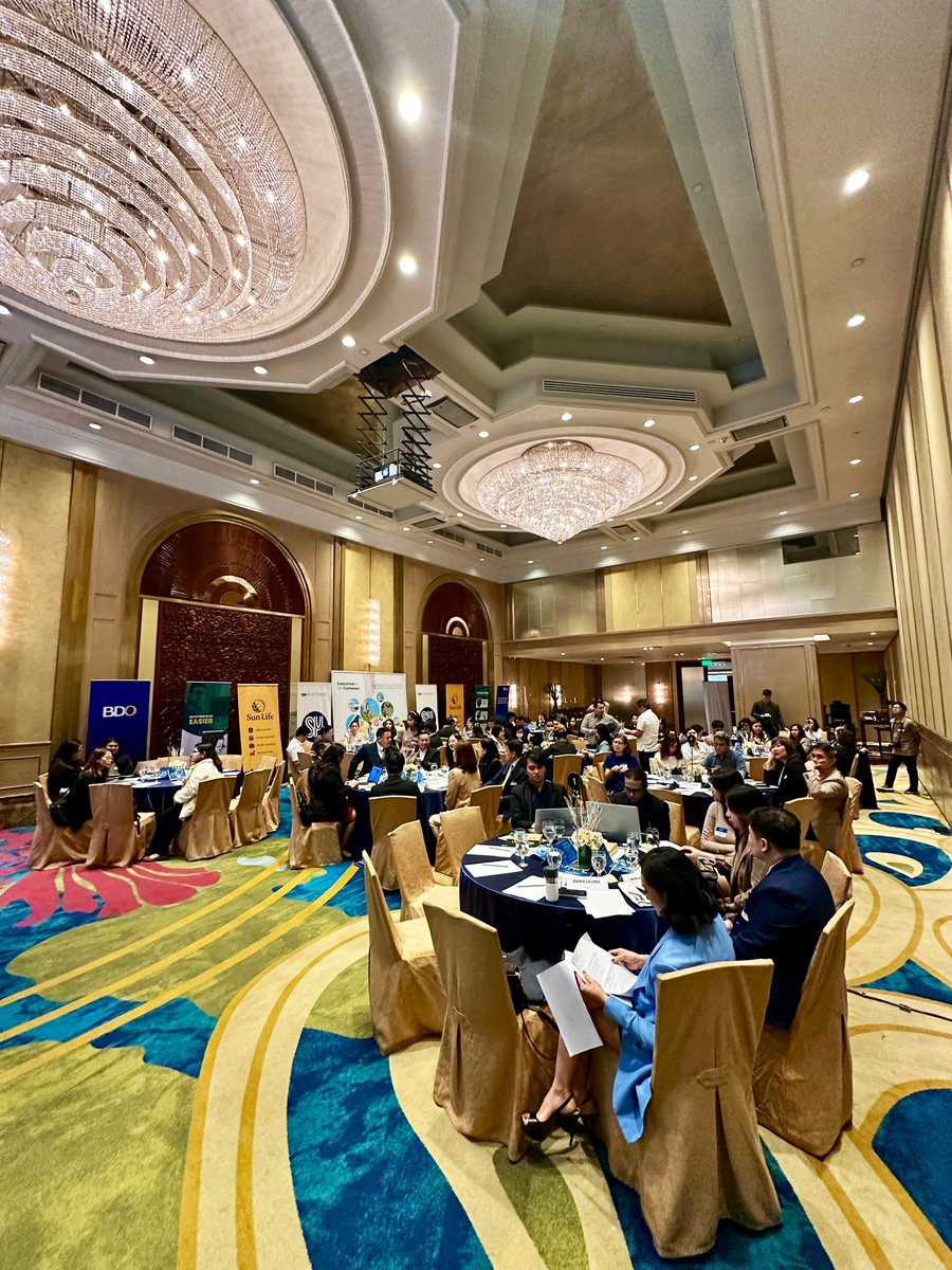 Jaollibee's tweet image. Happening now at the Dusit Thani Manila: #BusinessWorldInsights Stock Market Outlook 2025. @bworldph