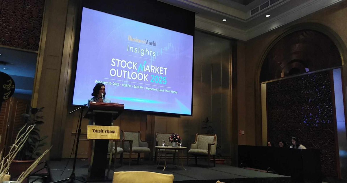 abconoza_BW's tweet image. @bworldph tackles #StockMarketOutlook2025 with an official from @dofgovph and rep's from SLIMTC, @colfinancial, @firstmetrosec, Unicapital Group, &amp;amp; BDO Securities in today's #BusinessWorldInsights forum. @jmcorpuz_BW also tweets highlights.