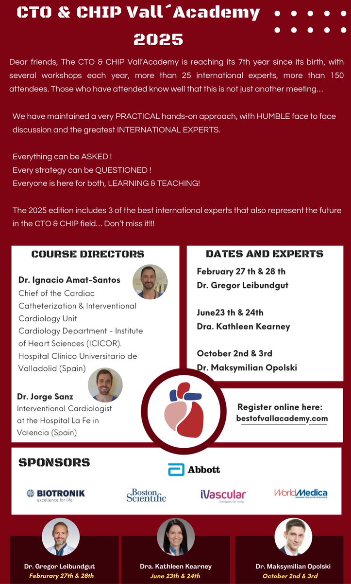 Ignacio J. Amat (@ignamatsant) on Twitter photo We start today the first CTO Academy of the year: <a href="/swissCTO/">Gregor Leibundgut</a> visits Valladolid‼️
Follow online today from 9:30am CET here 👉
Zoom
med-home-es.zoom.us/j/81718651557?…
ID: 817 1865 1557
: 614398 We start today the first CTO Academy of the year: <a href="/swissCTO/">Gregor Leibundgut</a> visits Valladolid‼️
Follow online today from 9:30am CET here 👉
Zoom
med-home-es.zoom.us/j/81718651557?…
ID: 817 1865 1557
: 614398