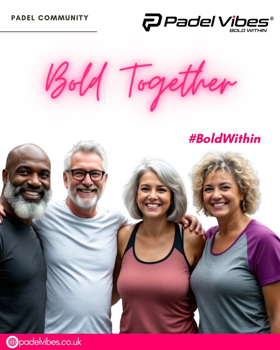 PadelVibes's tweet photo. 🎾 The magic of padel? It's in those perfect shots we finally nail, the court-side laughs, and the amazing friendships we make!

Coming soon: Equipment that helps you find your #BoldWithin™ 

What do you love most of padel?

#PadelVibes #PadelUK #PadelLife #PadelCommunity https://t.co/MPUstSV7LM