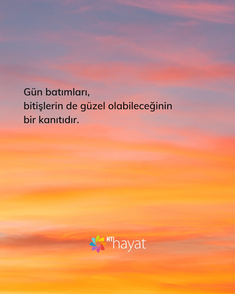 #birhatırlatma :
Güneş ufkun arkasına çekilirken, gökyüzü en güzel renklerle boyanır. Bu, her sonun, yeni bir başlangıcın habercisi olabileceğini hatırlatır. Hayatta bazı şeyler sona erdiğinde, belki de o bitişin içinde farklı bir güzellik vardır.