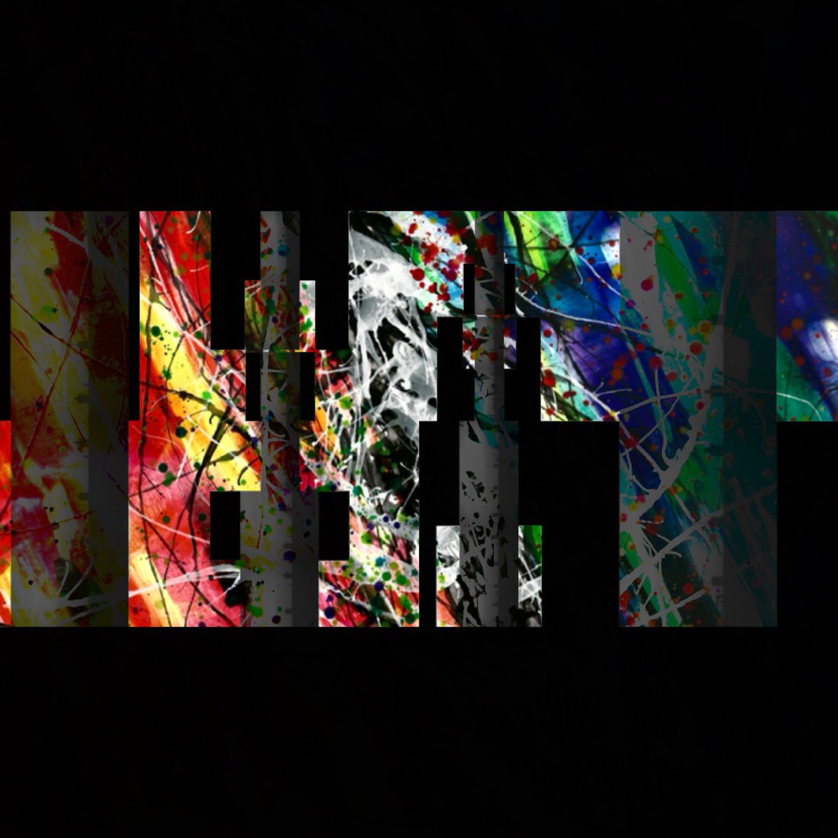 Fiona_Konca's tweet photo. e N i G a M i  11
.
.
My imaginary brutalist/industrial cityscapes ‘eNiGaMi’ (created from a photo of the rooftops across the road) superimposed (using the Blend Editor app) over my scanned painting ‘SPECTRUM’ (tempera on card, 27/10/2020) https://t.co/76YHd2olKS
