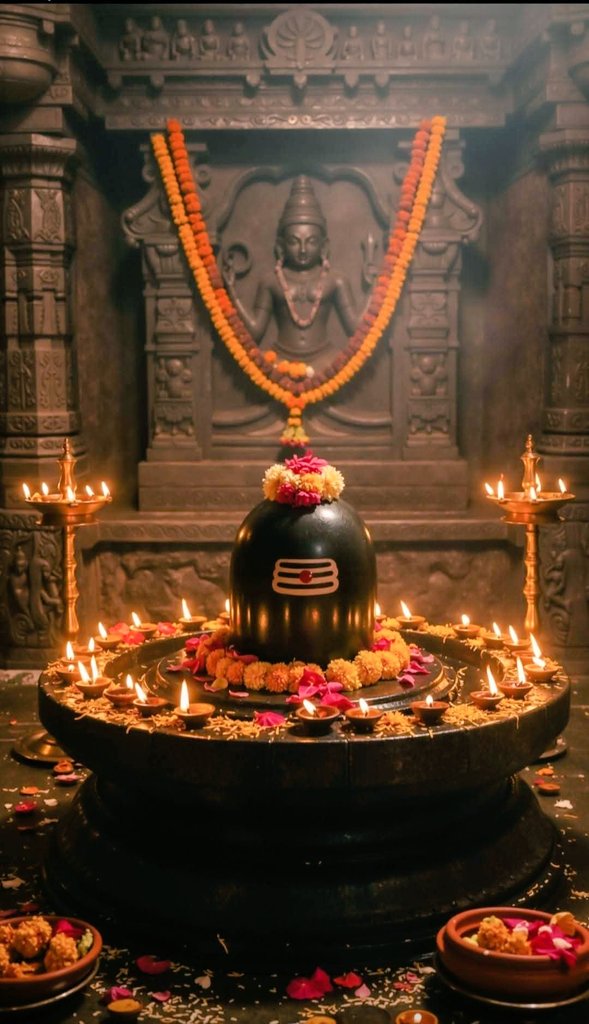 Sukumar_Bng's tweet photo. ಸುರಗುರು ಸುರವರ ಪೂಜಿತ ಲಿಂಗಂ, ಸುರವನ ಪುಷ್ಪ ಸದಾರ್ಚಿತ ಲಿಂಗಂ, ಪರಮಪದಂತ್ಪರಂ ಪರಮಾತ್ಮಕ ಲಿಂಗಂ, ತತ್ ಪ್ರಣಮಾಮಿ ಸದಾಶಿವ ಲಿಂಗಂ, ಲಿಂಗಾಷ್ಟಕಮಿದಂ ಪುಣ್ಯಂ ಯಃ ಪಠೇಚ್ಛಿವಸನ್ನಿಧೌ |ಶಿವಲೋಕಮವಾಪ್ನೋತಿ ಶಿವೇನ ಸಹ ಮೋದತೇ ||

ಸರ್ವರಿಗೂ ಮಹಾ ಶಿವರಾತ್ರಿ ಹಬ್ಬದ ಹಾರ್ದಿಕ ಶುಭಾಶಯಗಳು 🚩
#Mahashivratri https://t.co/jg9mFOjlUk