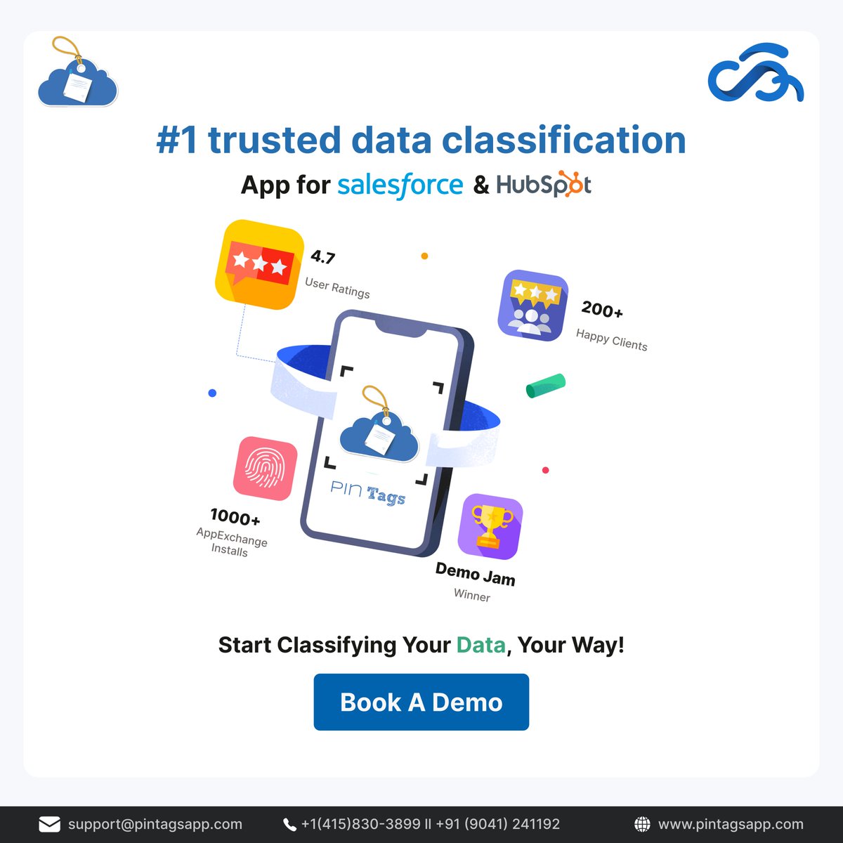 cloudanalogy's tweet image. PinTags by @CloudAnalogy is transforming @Salesforce &amp;amp; @HubSpot with smart tagging &amp;amp; organized CRM data!

🏆 Salesforce Demo Jam Winner | 1,000+ installs

Book a demo 👉 pintagsapp.com

#PinTags #CRMManagement #Salesforce #HubSpot #SmartTagging #DataOrganization