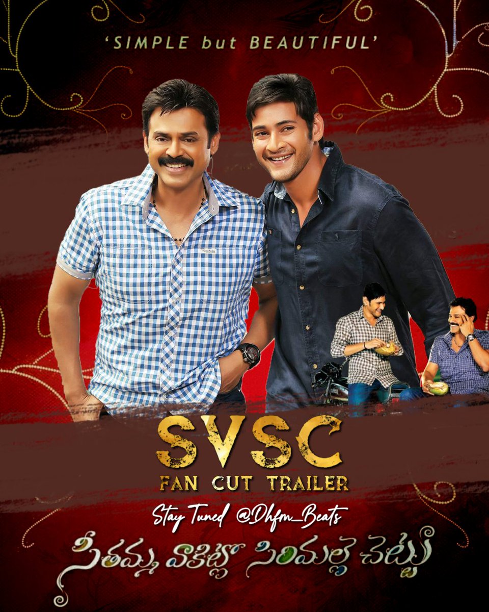 DhfmBeats's tweet image. Fan cut Trailer 🥁
Stay tuned 👈
#SVSCReRelease in theatres on March 7th ❤️‍🔥 @MaheshFanTrends
@VenkyMama @urstrulyMahesh 
#SrikanthAddala @yoursanjali @Samanthaprabhu2 @SSMBSpace @TATIPAKA_MBFC @AmalapuramMBFC @AmbajipetaMBFC
@SVC_official