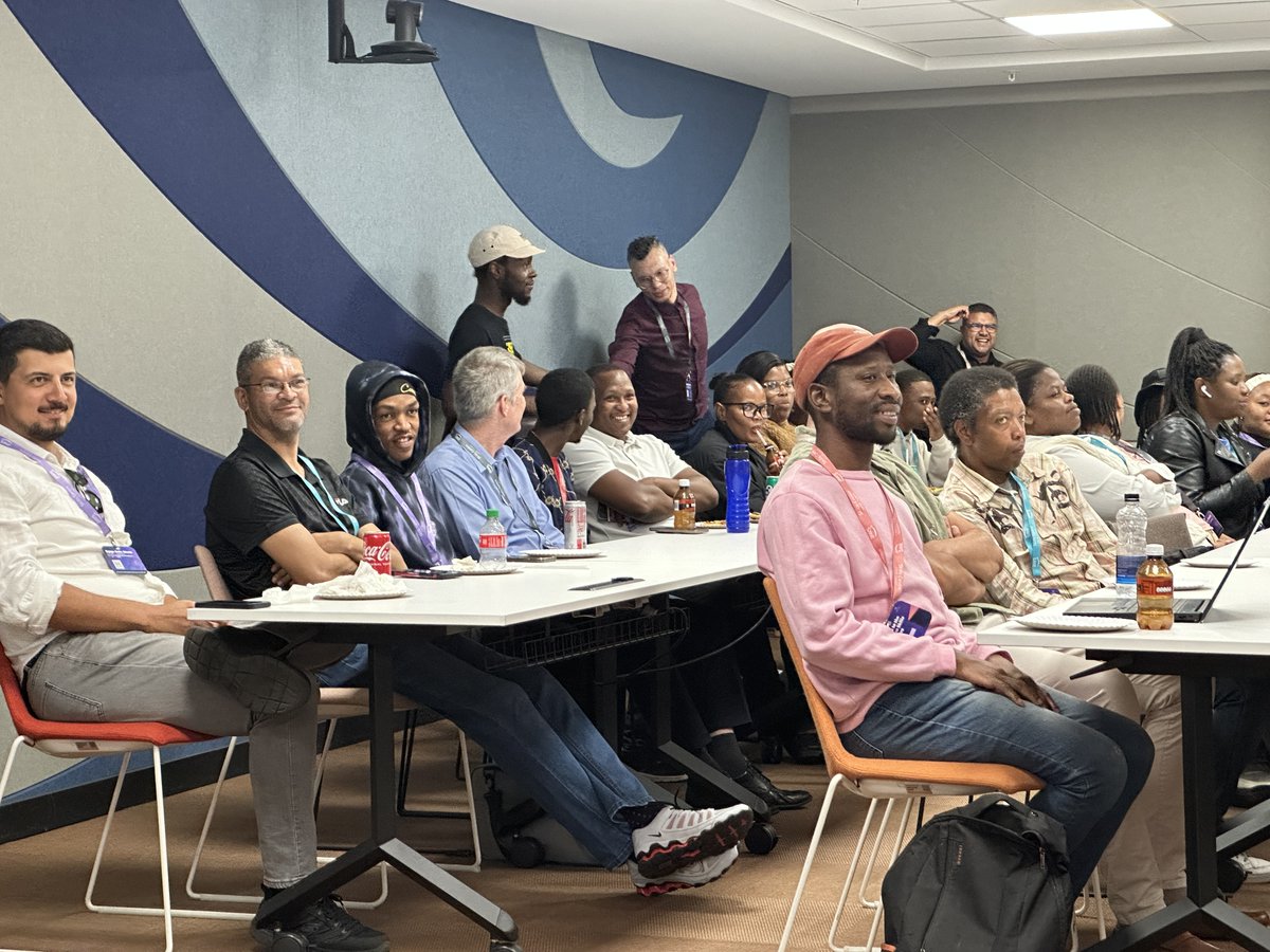 AWS User Group Cape Town (@awsugcpt) on Twitter photo We hosted re:Invent 2024 re:Cap for 80 Techies at our AWS Skills Center in Cape Town.
We gave away so much swag with a fun Quiz about re:Invent and kicked it off with some amazing speakers
<a href="/Vel12171/">Veliswa_Boya🥑🇿🇦</a> <a href="/henniefrancis/">Hennie Francis</a> <a href="/Willie_Nganga84/">Willie Macharia #CommandLine</a>
#AWS #CommunityEvent #Cloud #AWSCertified We hosted re:Invent 2024 re:Cap for 80 Techies at our AWS Skills Center in Cape Town.
We gave away so much swag with a fun Quiz about re:Invent and kicked it off with some amazing speakers
<a href="/Vel12171/">Veliswa_Boya🥑🇿🇦</a> <a href="/henniefrancis/">Hennie Francis</a> <a href="/Willie_Nganga84/">Willie Macharia #CommandLine</a>
#AWS #CommunityEvent #Cloud #AWSCertified