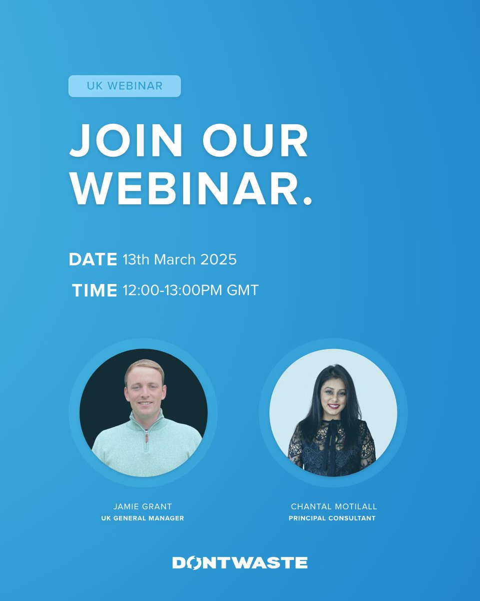 Deadline Alert 🚨

The Simpler Recycling Scheme in England is set to go into effect on the 31st of March 2025… Are you ready? ♻️

Join our webinar! Register now to secure your spot: events.teams.microsoft.com/event/5eed25a3…