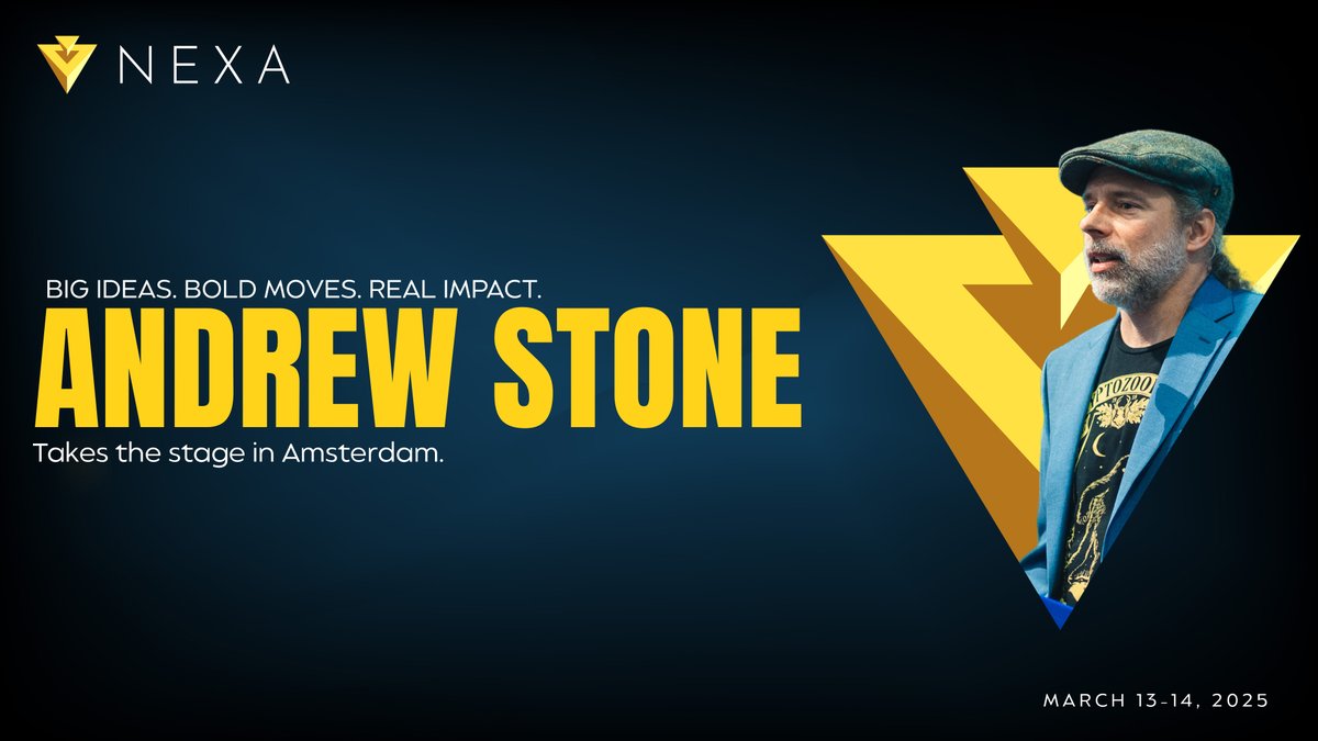 NexaMoney's tweet photo. 📢 Nexa is a Platinum Sponsor at @Web3Amsterdam, and we’re excited to announce a speaker from our team!

Lead Developer &amp; Founder of @BitcoinUnlimit, Andrew Stone (@GAndrewStone), will take the stage in Amsterdam on March 13-14, 2025!

Big ideas. Bold moves. Real impact. 🚀 https://t.co/3SXfekcxV8