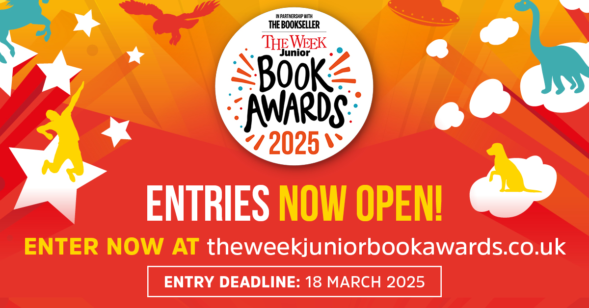 Entries are NOW OPEN for The Week Junior Book Awards 2025!  🏆

📅 Key Dates:

Entries Open: 26 Feb
Entry Deadline: 18:00, 18 March 
Awards Ceremony: 29 Sept at County Hall, London

Enter here: theweekjuniorbookawards.co.uk 

#TheWeekJuniorBookAwards #ChildrensBooks