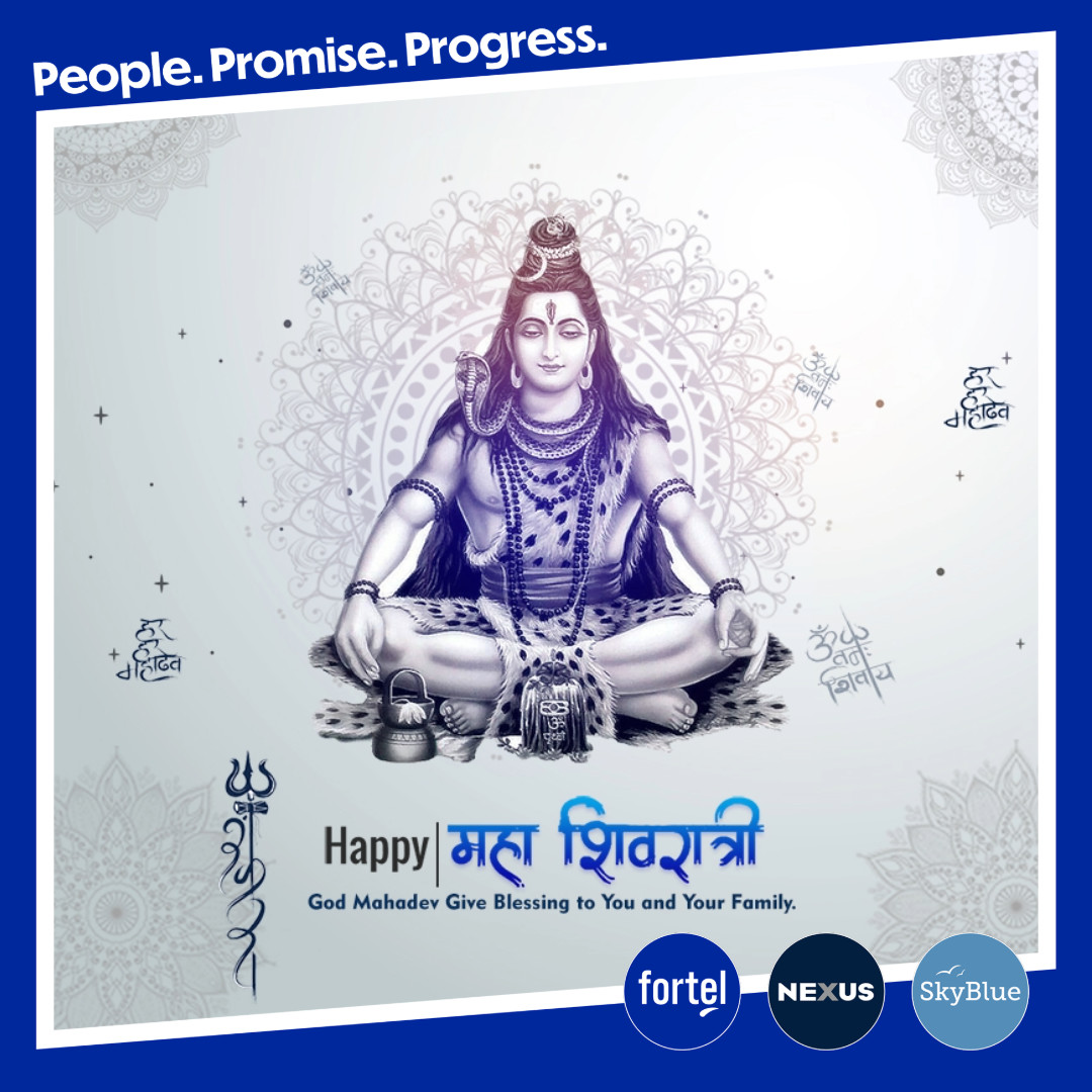 🕉️  Wishing everyone a peaceful and blessed Maha Shivaratri.

May this day bring happiness, and harmony to all who celebrate.

#Fortel #PeoplePromiseProgress #PeopleFirst #MahaShivaratri