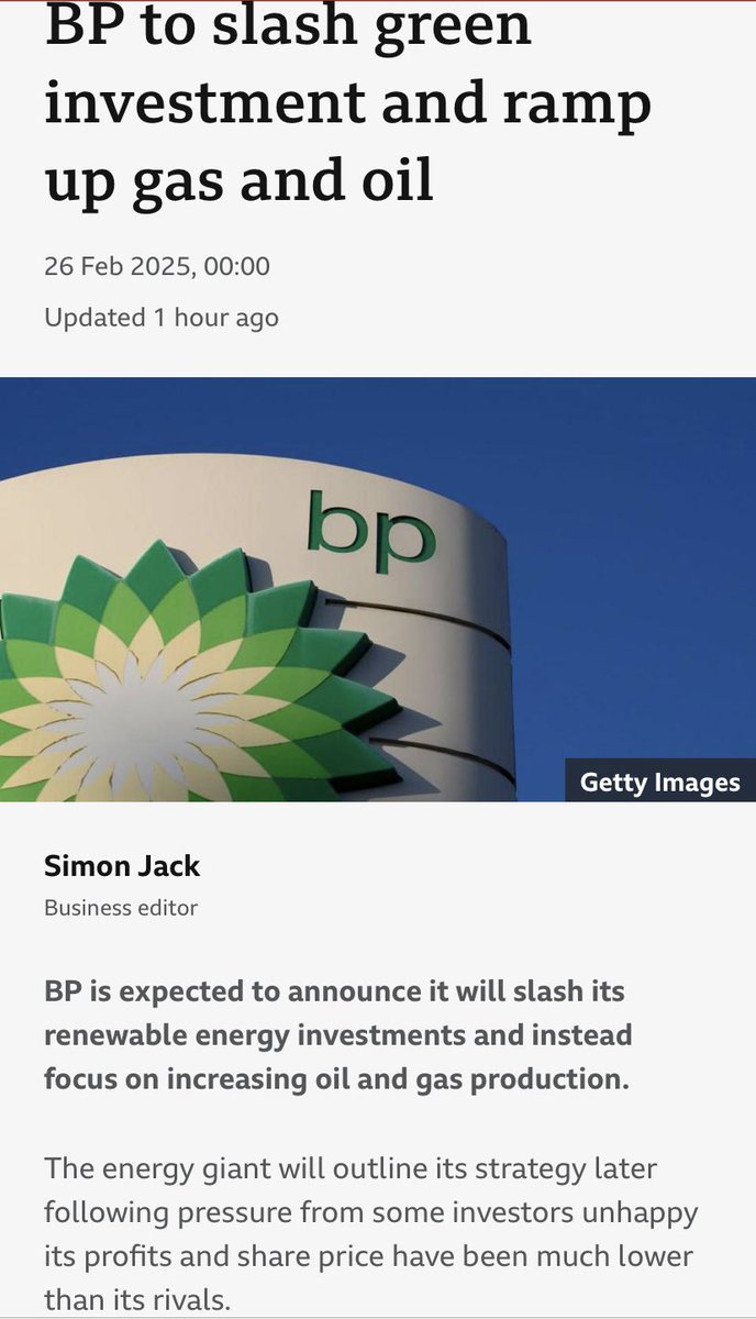 The fate of future generations put in jeopardy because of ‘pressure from some investors.’

The identity of these investors should be made public so those future generations know who to vilify (and so our generation can put pressure on them to reconsider).

<a href="/bp_plc/">bp</a>