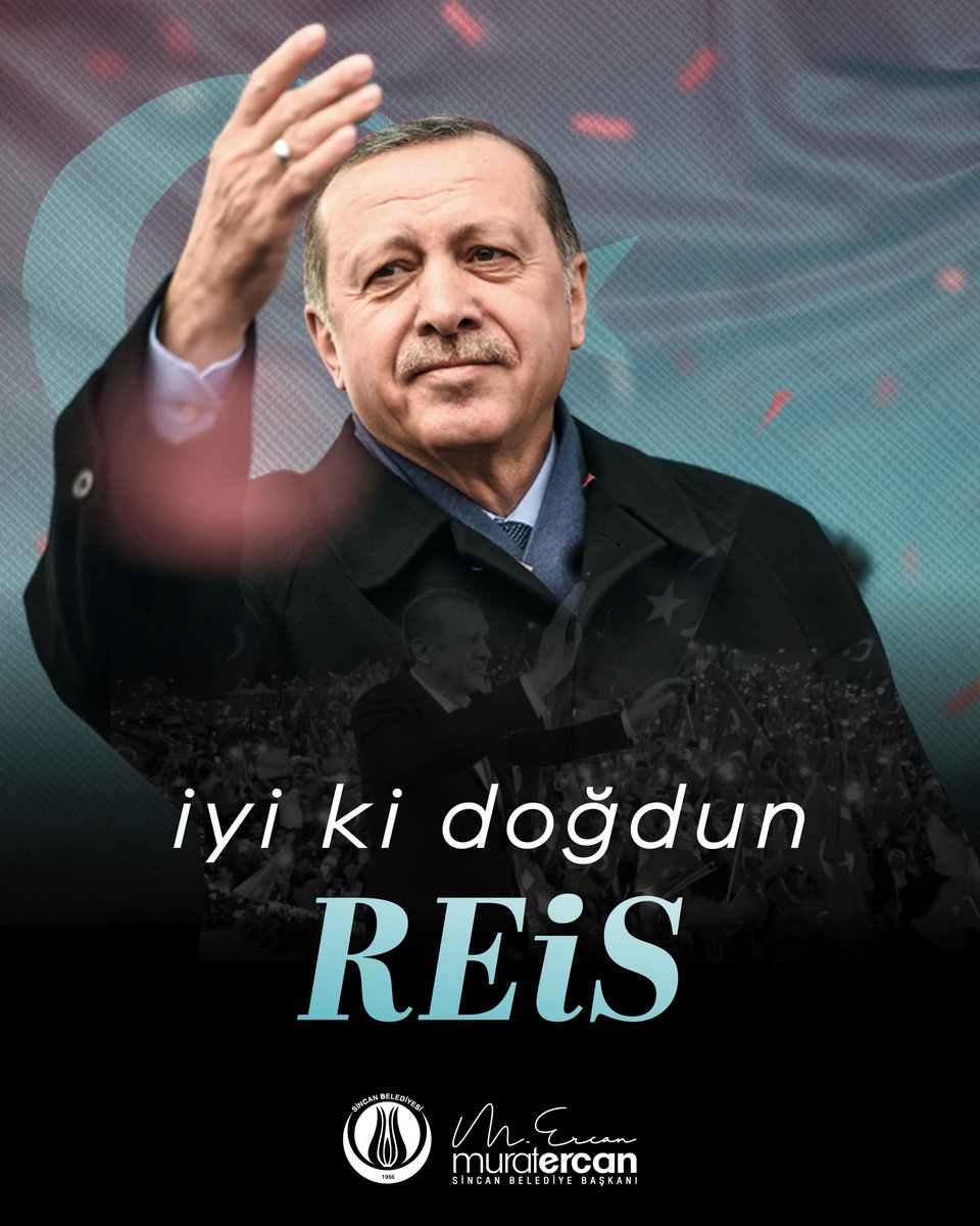 MuratErcan0606's tweet photo. Yüreğinde Türkiye sevdasıyla ömrünü milletimize hizmete ve ülkemizin daha müreffeh yarınlarına adayan, dünya mazlumlarının gür sesi Liderimiz, Genel Başkanımız ve Cumhurbaşkanımız Sayın @RTErdogan ’a sağlık, huzur ve başarılarla dolu bir ömür diliyorum. 

#İyikiDoğdunReis https://t.co/wPKe0O7mU8