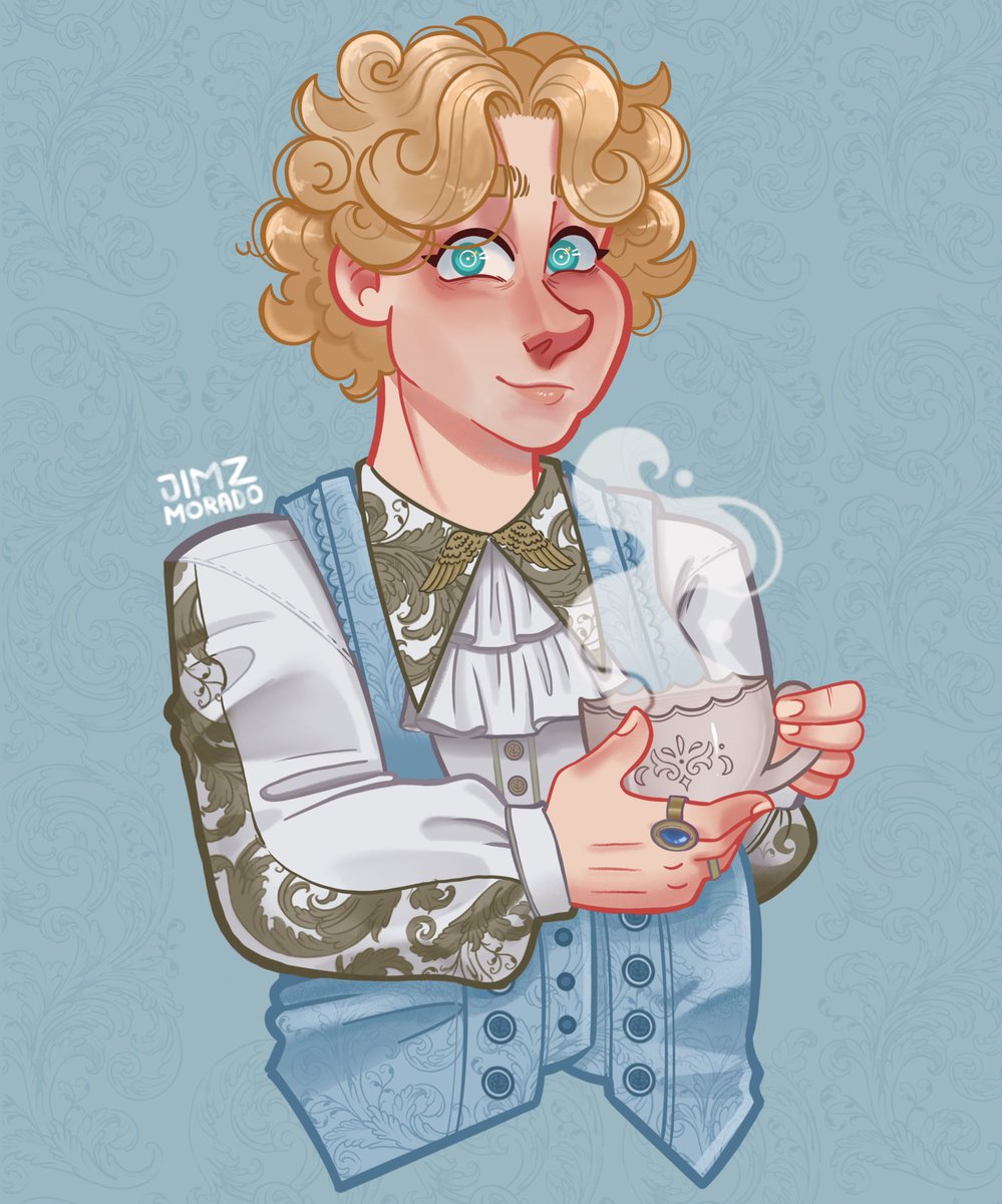 Aziraphale in the Pirate Au, clearly would be an all-nice and adorable prince who likes jackals like the Crowley xD all dangerous
 #goodomens #IneffableHusbands  #au #aziracrow #Aziraphale