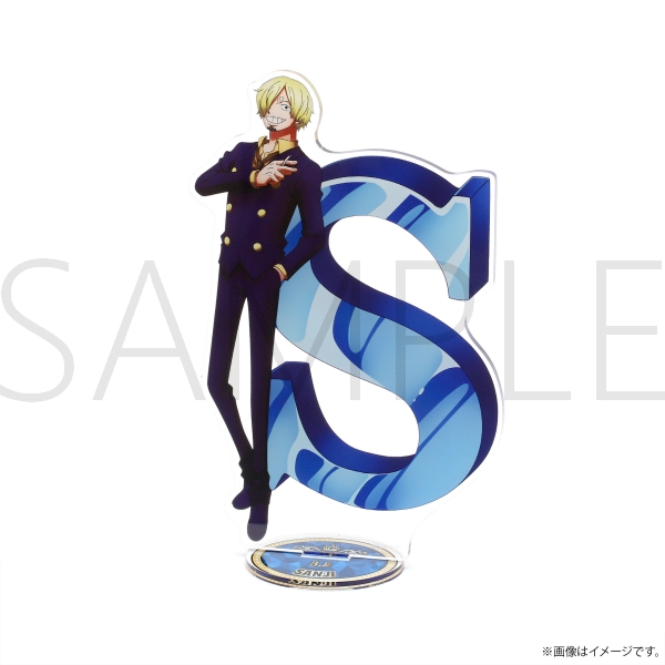 新商品】麦わらストア限定 ワンピース HBDイニシャルアクリルスタンド