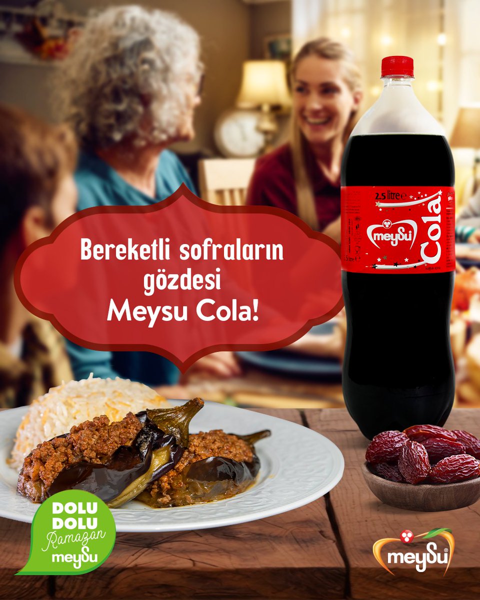 Ramazan sofralarınızda bereketi Meysu Cola ile paylaşın! 🌙✨

#Meysu #MeysuCola #DoluDoluRamazan