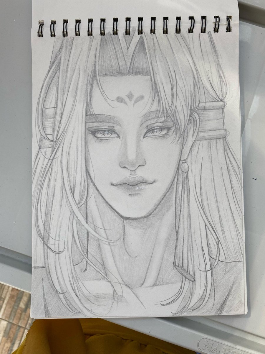 Aku merasa nggak mirip dengan Kak Bou😭. Maaf kak nanti aku buat lagi yg lebih mirip 😔
#Bouyakyuuroku 
#Bouyart