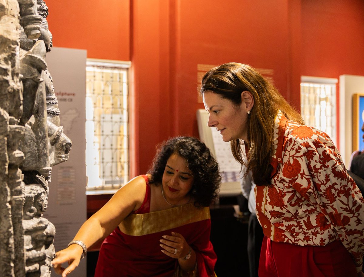During her visit to Mumbai, Minister of State for Investment, Baroness Gustafsson explored <a href="/CSMVSmumbai/">CSMVS</a>, one of India's top art and history museums, and learned about its strong ties with UK institutions.