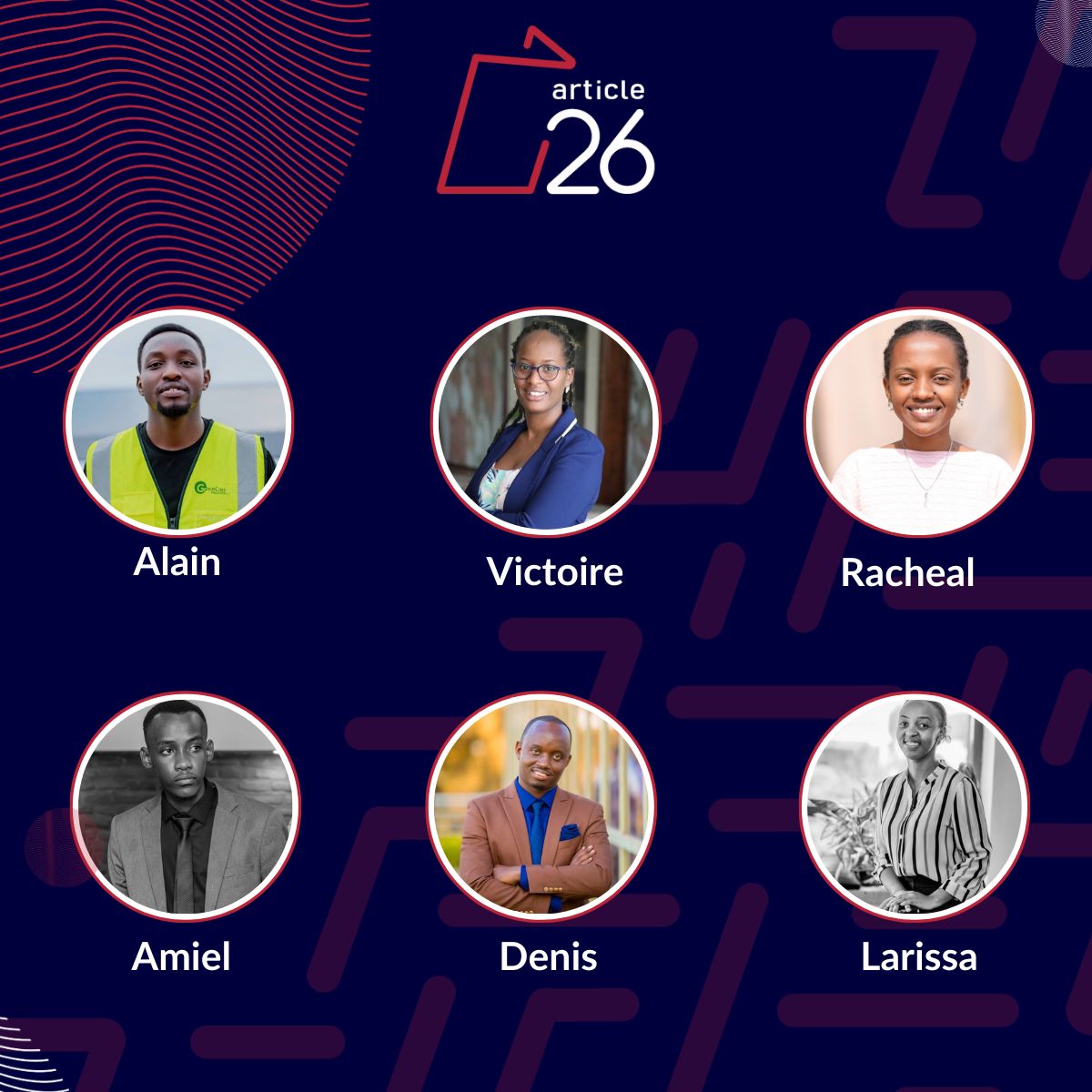 🌟Shoutout to our Team Leads🌟

We're happy to shine a spotlight on the incredible individuals who will lead the way in our incoming batch and be pillars of support throughout this learning journey.