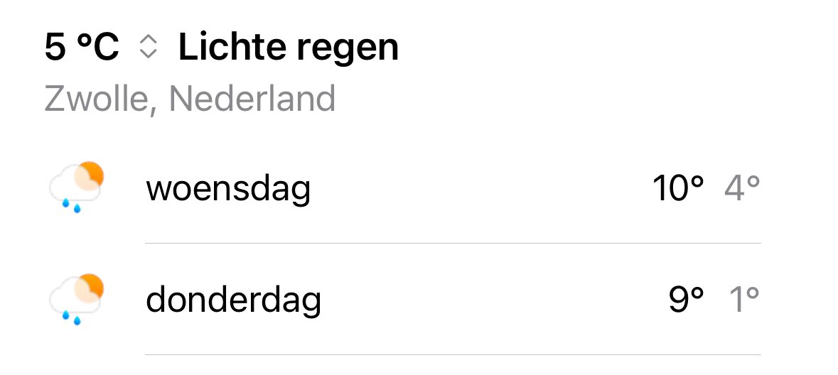 Weerbericht voor Zwolle – 26 &amp; 27 februari

De komende twee dagen blijft het wisselvallig in Zwolle. Op woensdag 26 februari wordt een maximumtemperatuur van 10°C verwacht, met een minimum van 4°C. Er kunnen enkele korte buien vallen. Op donderdag 27 februari blijft het eveneens