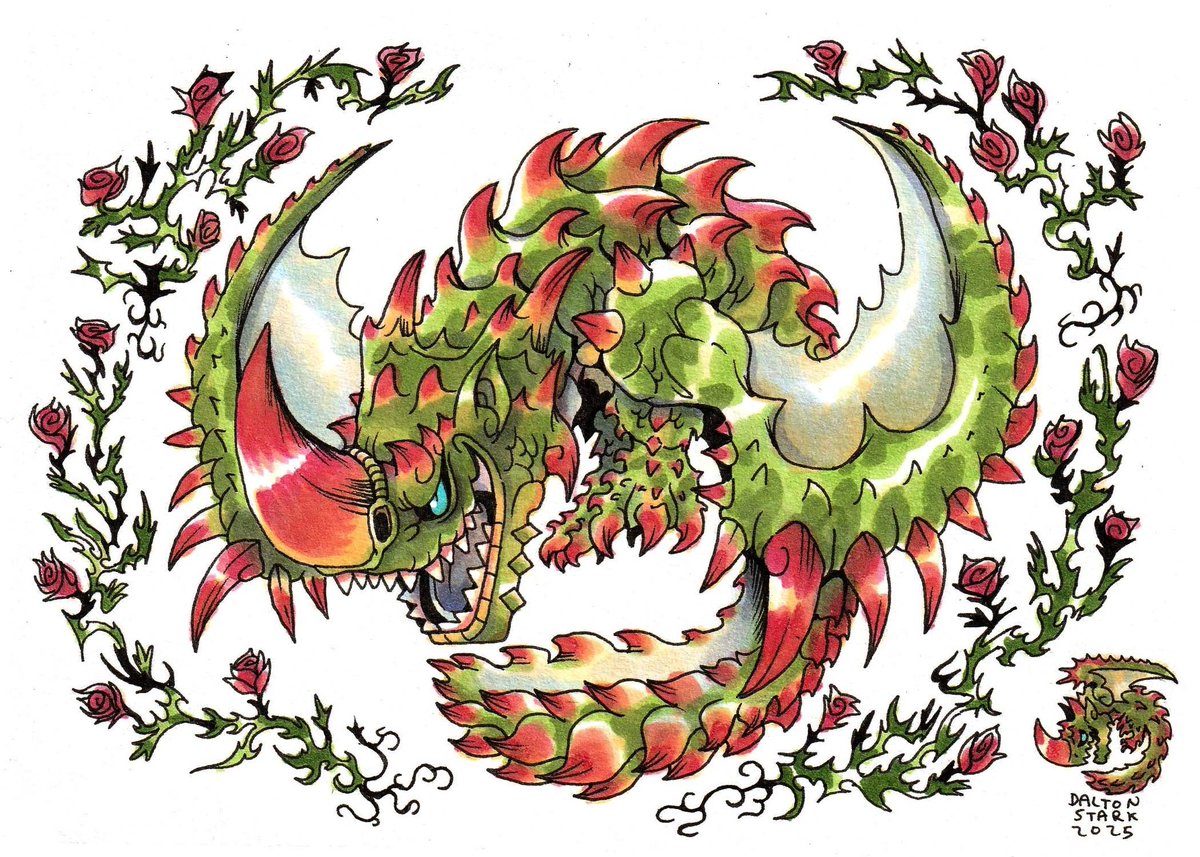 daltondoodles's tweet image. Espinas 🐲🥀 #MonsterHunter
