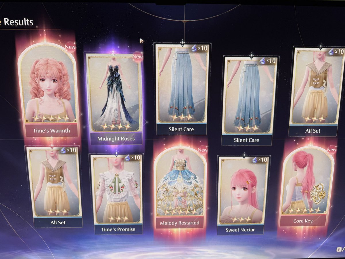 Infinity nikki lucky pull 💗
#InfinityNikki