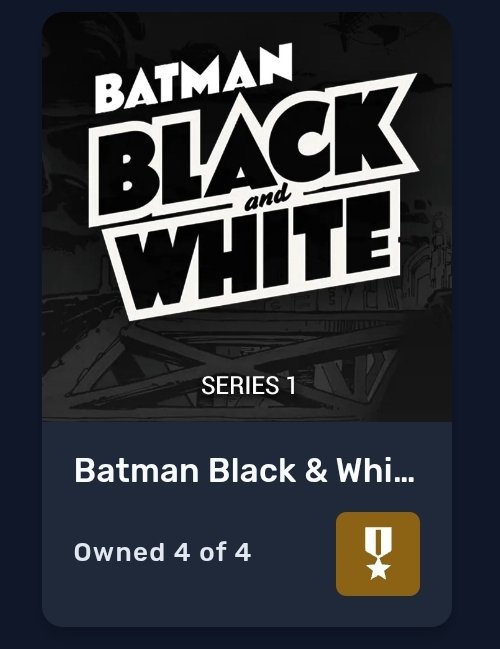 cornstarchca64's tweet image. After getting the Todd on the market as my first ever purchase. Thanks to @StackRworld and some $omi it's finally apart of a competed set. Yup the batman @veve_official