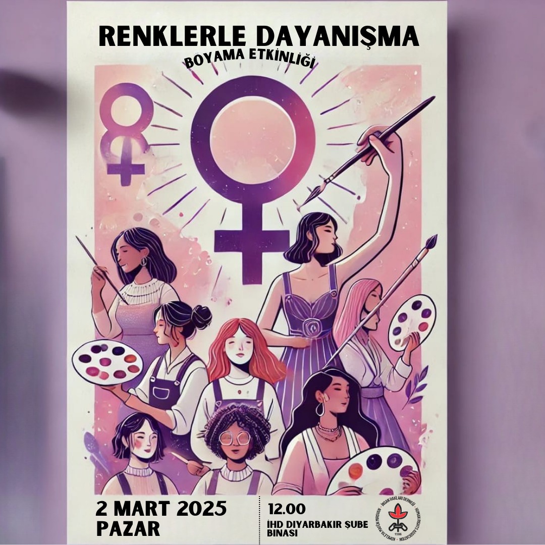 🎨BOYALAR HAZIR BİZ HAZIRIZ!

8 Mart Dünya Kadınlar Günü  kapsamında, bir araya geliyoruz. Etkinliğimize siz sevgili kadınlar davetlisiniz.
Katılım sağlamak için linkten başvuru yapmanız yeterlidir.   

📢Son başvuru tarihi: 28.02.2025 (Cuma)
Form linki : docs.google.com/forms/d/1j3TgS…