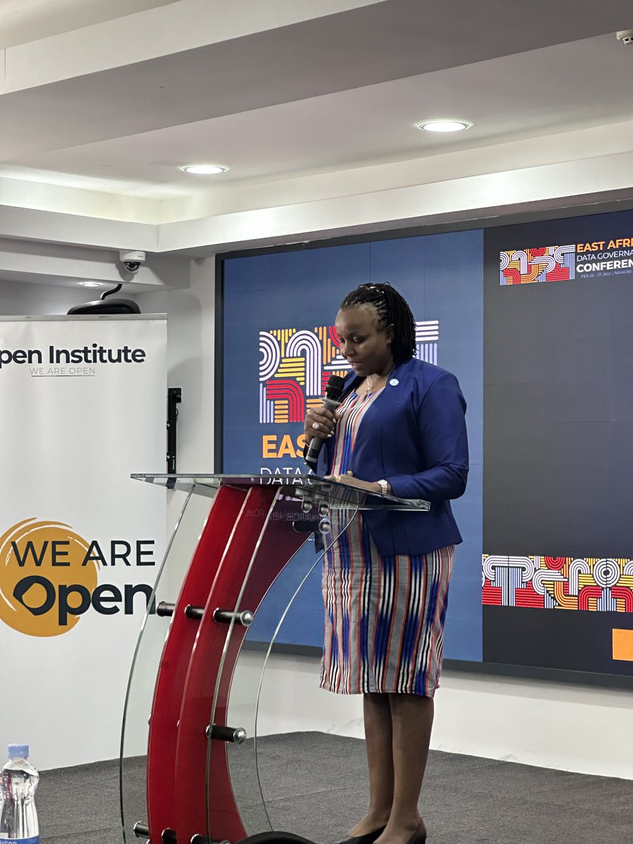 Open_Institute's tweet image. "We must establish and arrange how private sector, civil society and public sector should work together towards data governance" - @ikassait 

#EADataGov #DataGov25