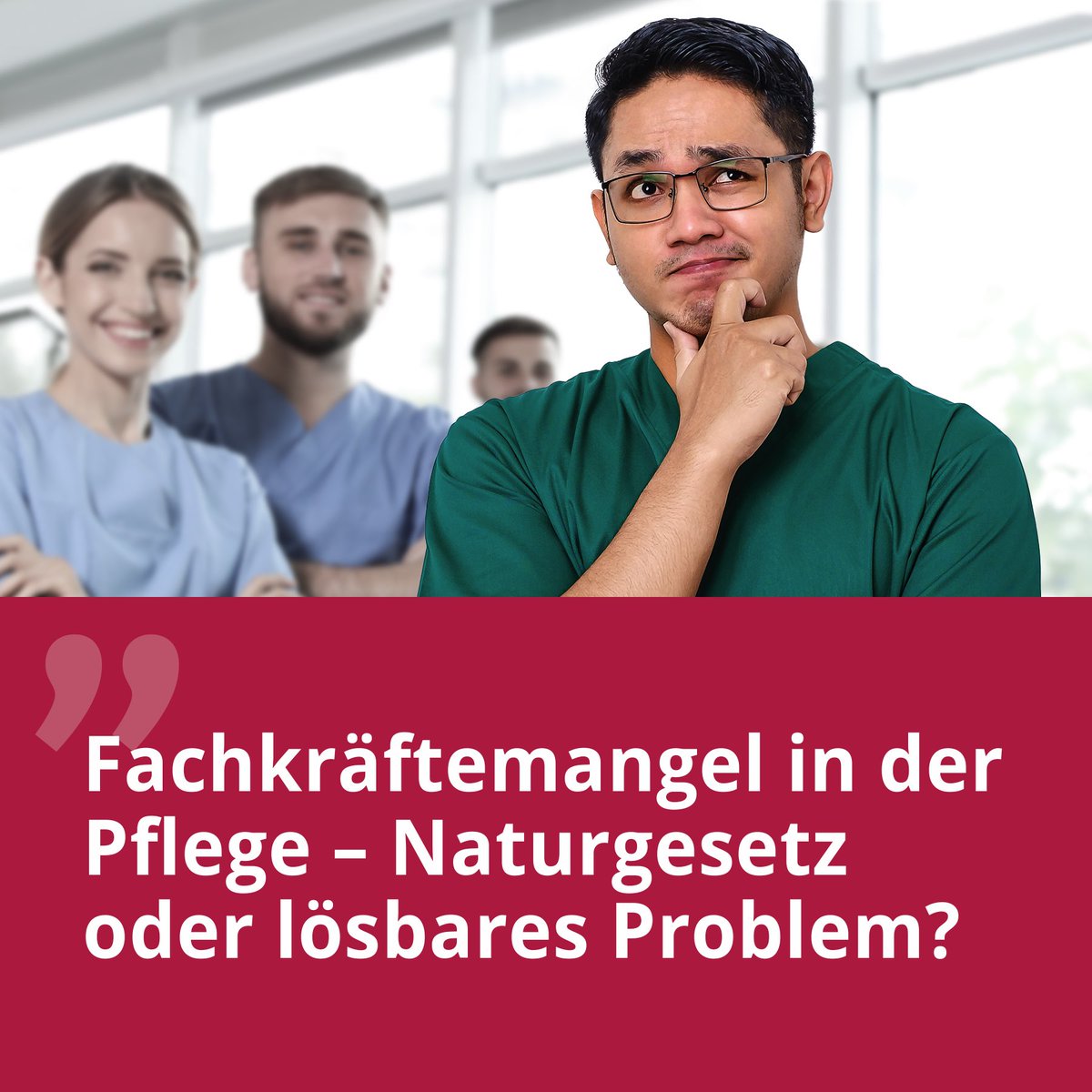 📝 „In der #Pflege herrscht #Fachkräftemangel“, sagen alle – und denken, damit ist es getan. Dabei hat 🇩🇪 30% mehr Pflegekräfte als der OECD-Schnitt!

💡 Unser Vorschlag: Pflegepersonal von #Bürokratie &amp; Quoten befreien &amp; Kompetenzen nutzen – so kriegen wir den Mangel klein. 💪