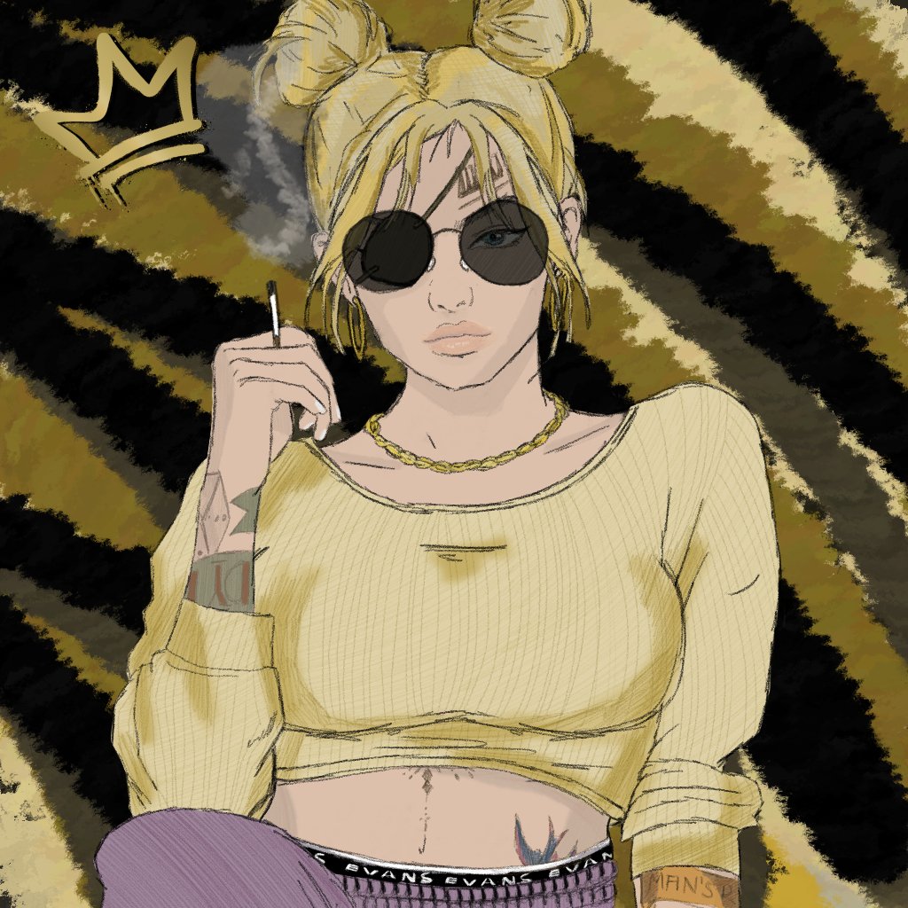 I've been yelled for another artwork dumb SMILE :] #gtarp #fanart #purplerp #vq