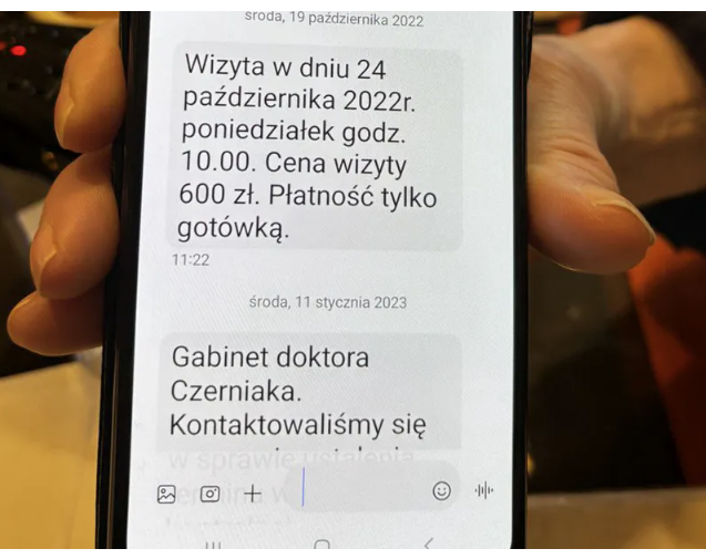 DAJCIE RT ostrzegajcie przed szarlatanami bliskich! 

To jest zdaniem prokuratury zaproszenie na "wizytę duszpasterską"!! 

Lekarz Hubert Czerniak na przesłuchaniu w prokuraturze powiedział, że nie przyjmował chorej z rakiem jako medyk tylko kapłan ...

A to że wziął od niej 600