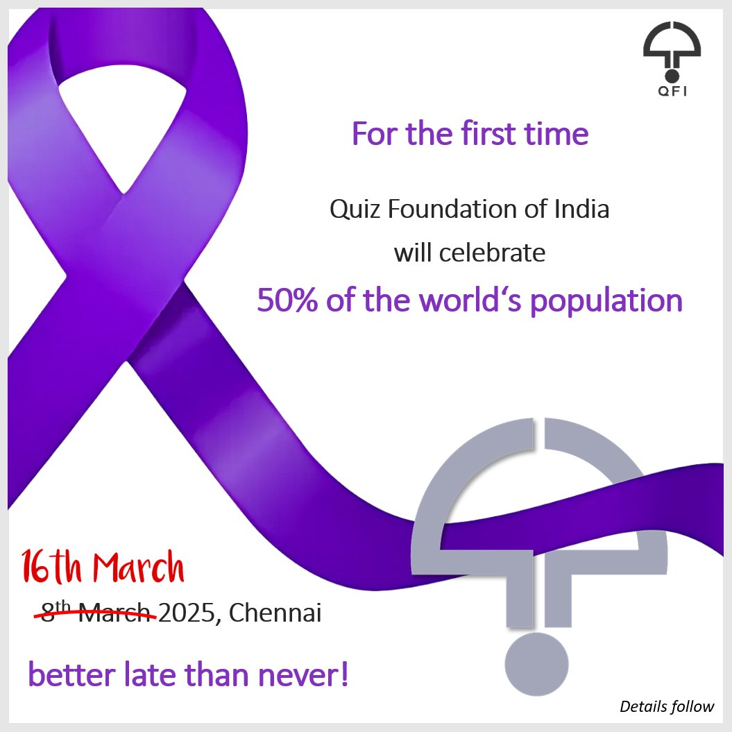 Let the excitement begin!  All will be revealed over the next seven days. If you can use your quizzing skills to work out what this is about, post your comments below....and watch this space😊