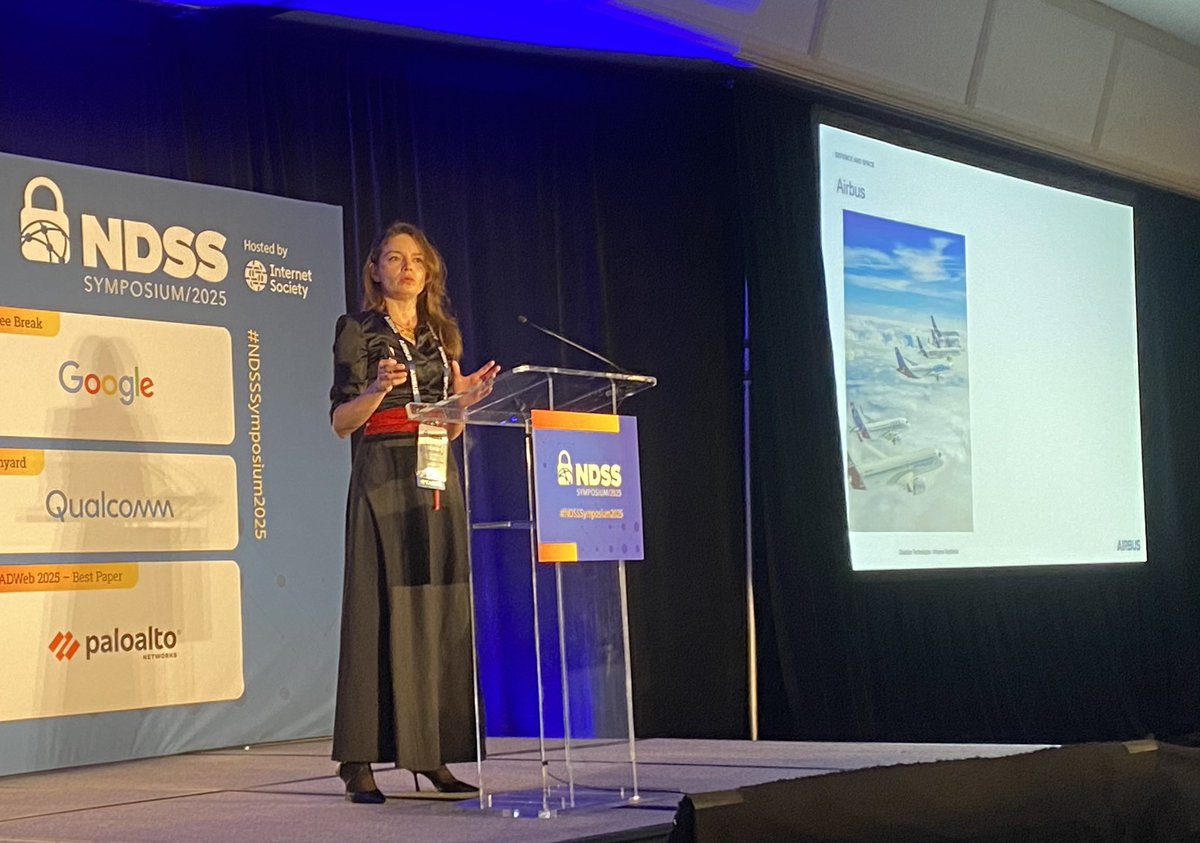 XtinaPoepper's tweet image. #NDSSsymposium2025 has started today! Great keynote presentation by Dr. Johanna Sepúlveda, Airbus Defense and Space, about quantum technology and security. I am also sharing the slides of the opening remarks of the PC Chairs: poepper.net/files/NDSS-202… @HamedOkhravi @NDSSSymposium