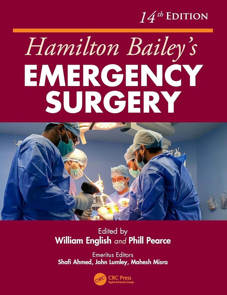 Prof Shafi Ahmed PhD FRCS (@shafiahmed5) on Twitter photo As a surgical resident, there were two essential books that I used, and both were written by Hamilton Bailey.
๐ ๐ ๐๐ก๐จ๐ซ๐ญ ๐๐ซ๐๐๐ญ๐ข๐๐ ๐จ๐ ๐๐ฎ๐ซ๐ ๐๐ซ๐ฒ
๐ ๐๐ฆ๐๐ซ๐ ๐๐ง๐๐ฒ ๐๐ฎ๐ซ๐ ๐๐ซ๐ฒ.
They are still on the shelf in my office, providing companionship over my As a surgical resident, there were two essential books that I used, and both were written by Hamilton Bailey.
๐ ๐ ๐๐ก๐จ๐ซ๐ญ ๐๐ซ๐๐๐ญ๐ข๐๐ ๐จ๐ ๐๐ฎ๐ซ๐ ๐๐ซ๐ฒ
๐ ๐๐ฆ๐๐ซ๐ ๐๐ง๐๐ฒ ๐๐ฎ๐ซ๐ ๐๐ซ๐ฒ.
They are still on the shelf in my office, providing companionship over my