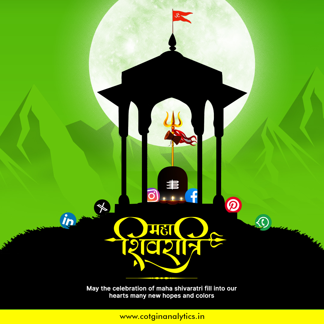 CotginAnalytics's tweet image. Happy Maha Shivratri from all of us at Cotgin Analytics! ✨ May the blessings of Lord Shiva bring peace, prosperity, and wisdom to your life. Let&apos;s embrace the divine energy and strive for new heights together! 🕉️💫 

#MahaShivratri #CotginAnalytics #DivineBlessings