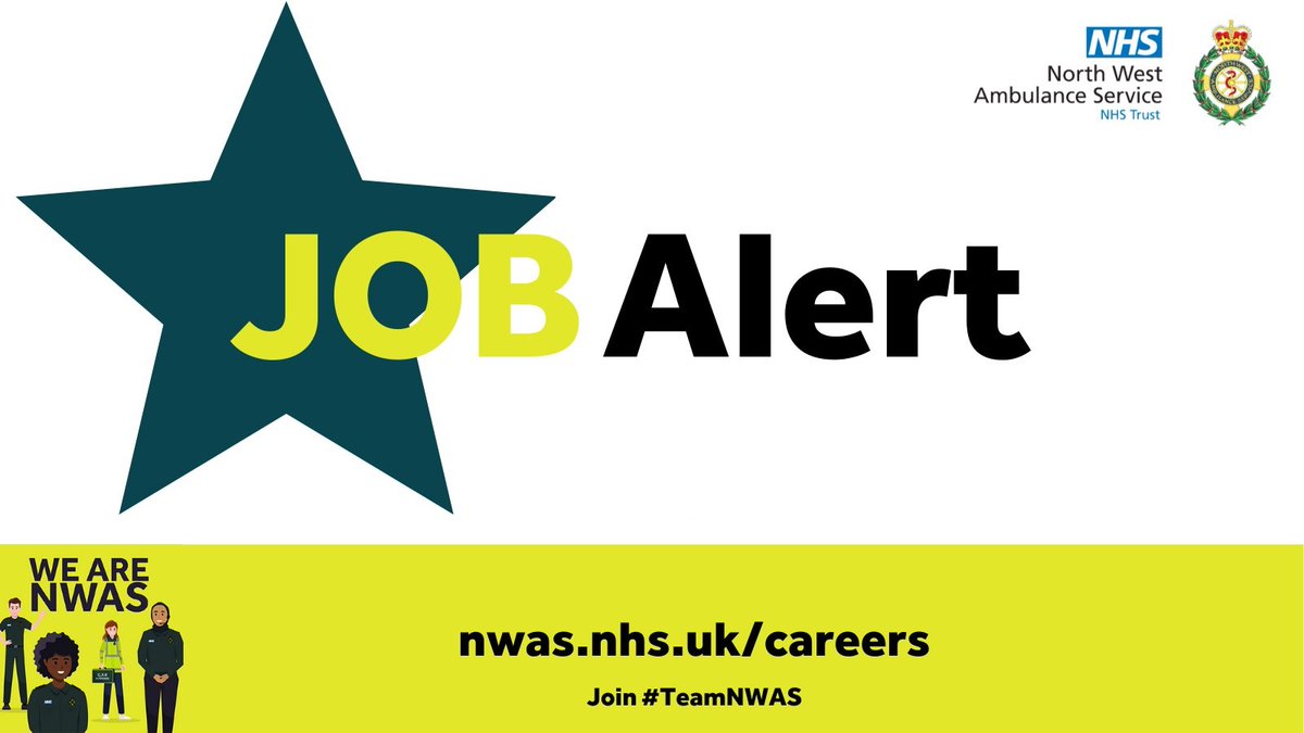Vacancy alert!

<a href="/NWAmb_HART/">NWAS HART</a> are recruting for a Group Manager to lead them into the future!

Find out more or to apply 🔗👇
nwas.nhs.uk/careers/vacanc…
