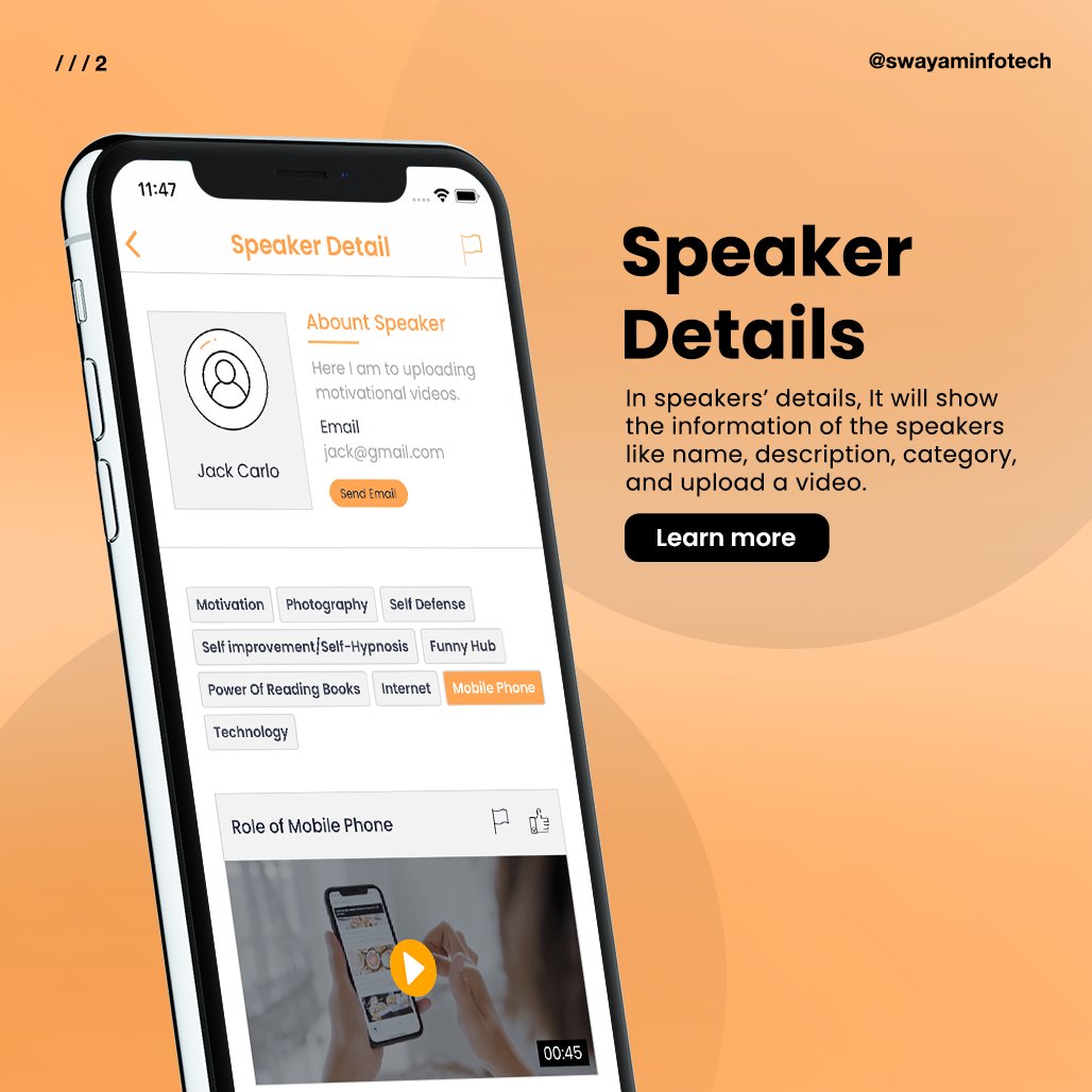 swayaminfotech's tweet image. Explore the power of online learning with our e-learning app. Introducing the Smart Learn Video Application—an innovative E-learning platform. Elevate your organization's educational experience. 
.
Visit: swayaminfotech.com/smart-learn-vi… 
.
#elearningappdevelopment #elearningvideoapp