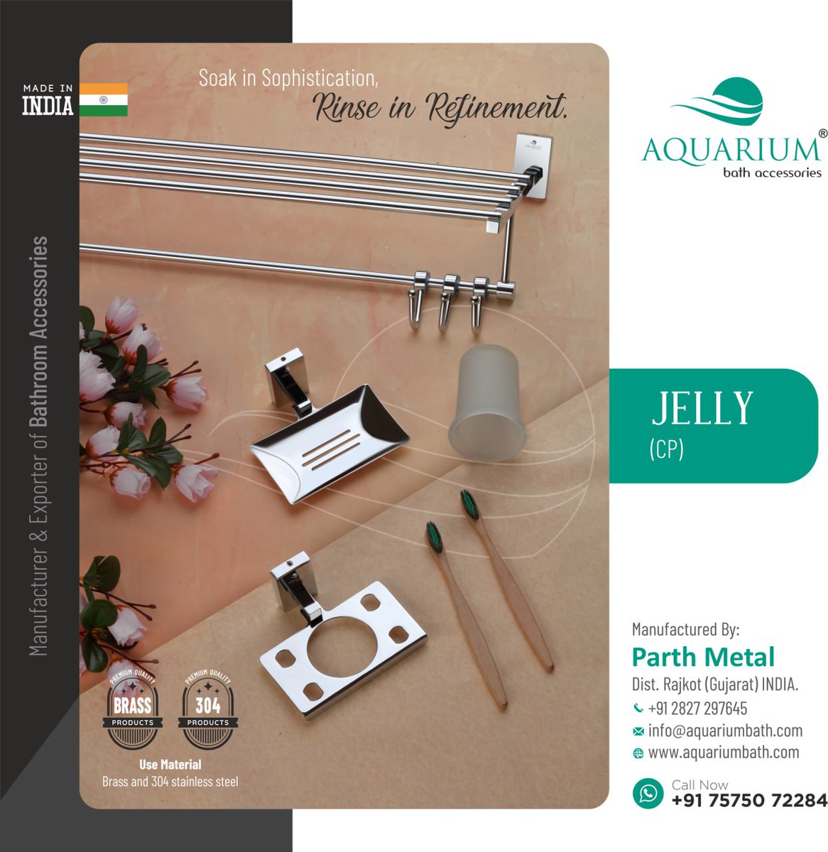 ibais_hardware's tweet photo. PARTH METAL (RAJKOT)
For enquiry via WhatsApp click:
https://t.co/UYSCGp78MX
Mr. Kevin Kyada - +91 97236 61604
#towelrack #napkinring #bathaccessories #taps #basinmixer #basintap #bathware #bathroomaccessories
.
@ibais_hardware https://t.co/oXV9XdJlZq