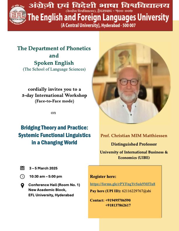 Exciting upcoming event. <a href="/Xianlinguist/">C.M.I.M. Matthiessen</a>