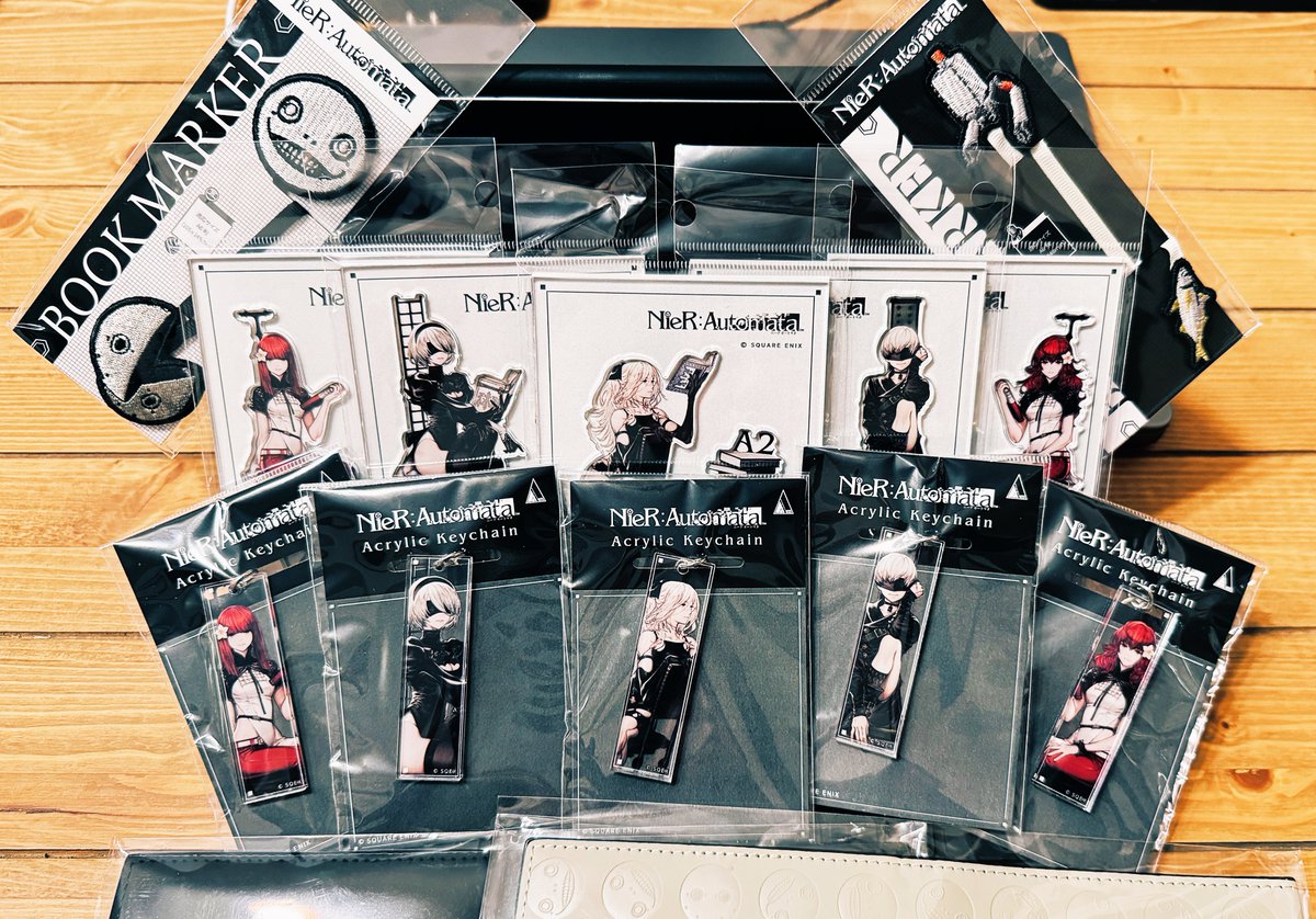 ニーアオートマタ 書店コラボ アクリルキーホルダー5点セット