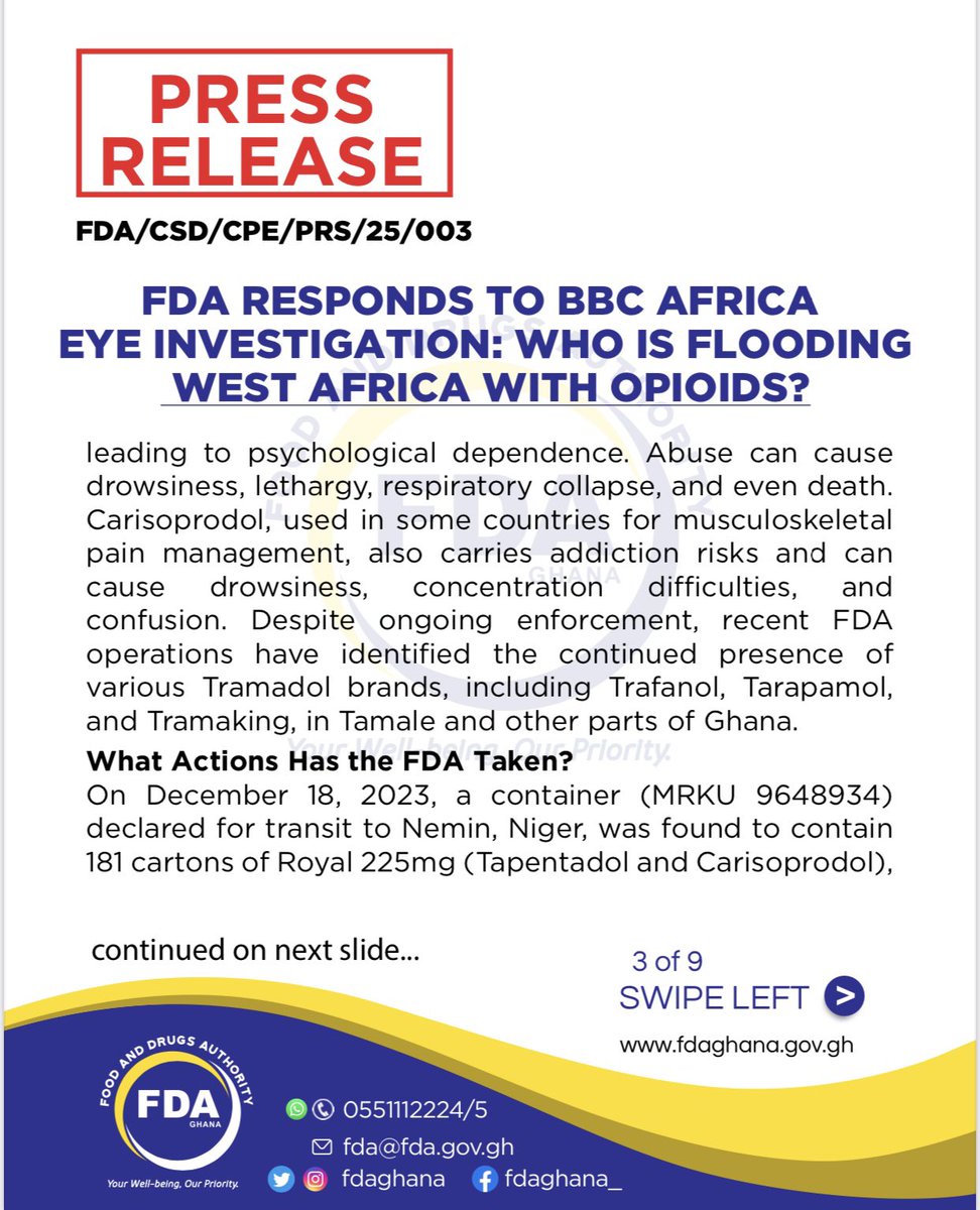 fdaghana's tweet photo. #FDAGhana2025
#FDAGhanaPressRelease 
#FDACommunications https://t.co/ULAZuIoys8
