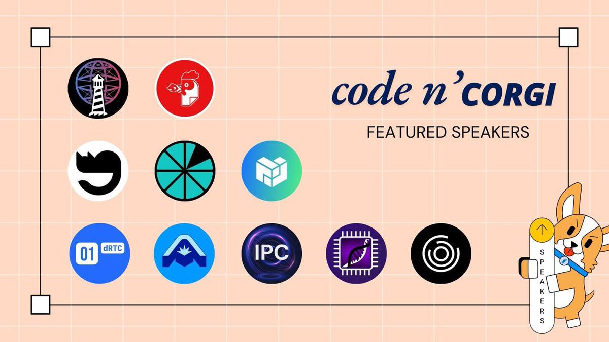 FIL Builders (@filbuilders) on Twitter photo We’ve got an epic speaker lineup for Code n’ Corgi Denver, diving into #AI and #Web3 🐾
Meet our friends 👋
<a href="/FilFoundation/">Filecoin Foundation</a> <a href="/GoKiteAI/">KITE AI</a> <a href="/lavanetxyz/">Lava Network 🌋</a> <a href="/LighthouseWeb3/">Lighthouse</a> <a href="/storachanetwork/">Storacha</a> <a href="/_FilOz/">FilOz</a> <a href="/CheckerNetwork/">Checker Network</a> <a href="/Lilypad_Tech/">Lilypad Network</a> <a href="/huddle01com/">Huddle01 (battle arc ⚔️)</a> <a href="/protocollabs/">Protocol Labs</a> <a href="/akavenetwork/">Akave</a> <a href="/ipcdevs/">ipcdevs</a> <a href="/rarecompute/">Rare Compute 🧬</a> We’ve got an epic speaker lineup for Code n’ Corgi Denver, diving into #AI and #Web3 🐾
Meet our friends 👋
<a href="/FilFoundation/">Filecoin Foundation</a> <a href="/GoKiteAI/">KITE AI</a> <a href="/lavanetxyz/">Lava Network 🌋</a> <a href="/LighthouseWeb3/">Lighthouse</a> <a href="/storachanetwork/">Storacha</a> <a href="/_FilOz/">FilOz</a> <a href="/CheckerNetwork/">Checker Network</a> <a href="/Lilypad_Tech/">Lilypad Network</a> <a href="/huddle01com/">Huddle01 (battle arc ⚔️)</a> <a href="/protocollabs/">Protocol Labs</a> <a href="/akavenetwork/">Akave</a> <a href="/ipcdevs/">ipcdevs</a> <a href="/rarecompute/">Rare Compute 🧬</a>