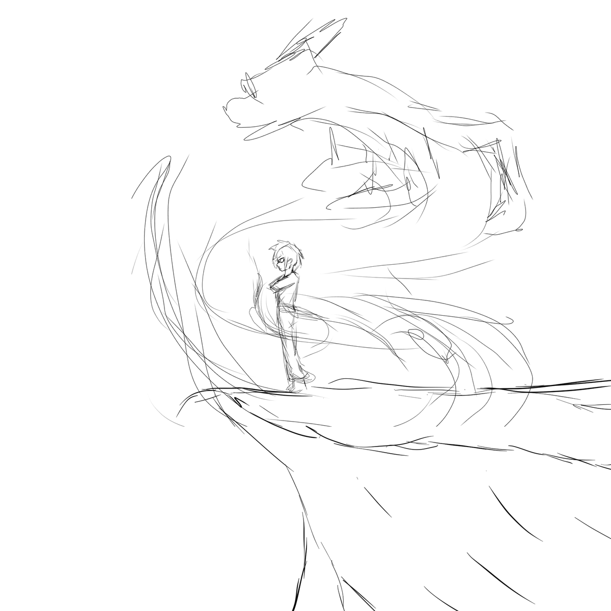 Después de tanto tiempo volveré a ser constante en mis publicaciones, este dibujo es el inicio de lo que se viene, dibujo para el usuario  <a href="/LMYsPMufasa/">LMYsPMufasa</a>  canje del canal, espero que me apoyen en esta nueva etapa #arte  #Pokemon #ComisionesAbiertas 🐺🌕