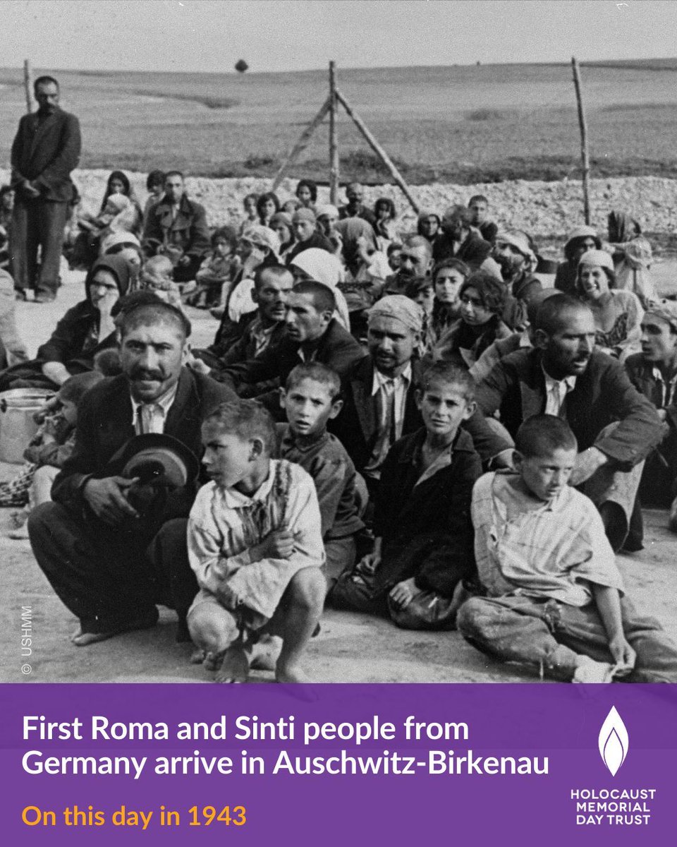#OnThisDay in 1943, the first transport of #Roma and Sinti people from Germany arrived at Auschwitz-Birkenau.

It is estimated that as many as 23,000 Roma and Sinti were deported to Auschwitz, and that around 20,000 of them were murdered. #OTD

🔗  buff.ly/3XbGNPi