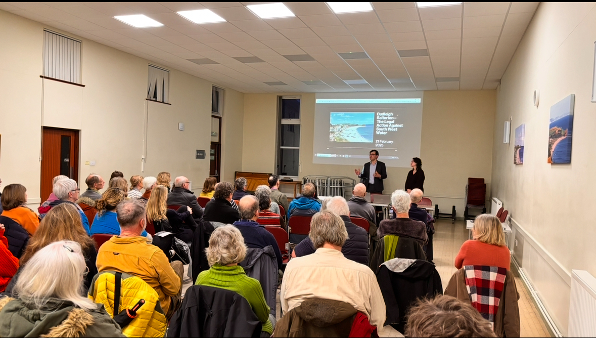 Thank you to those who attended our Q&amp;A event in Budleigh Salterton. Hearing from residents and business owners highlighted the real impact of sewage pollution on daily life, tourism, &amp; livelihoods in the area, which our clients allege. For more info: leighdaylaw.info/exmouthclaim