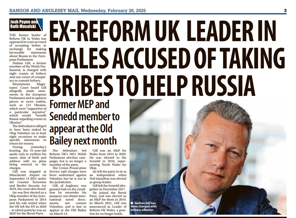 Why is it these MAGA/Gammon types who paint themselves as flag shagging patriots often get caught out being assets and traitors to the Russians and oligarchs? No smoke without fire! Bloody wake up voters!